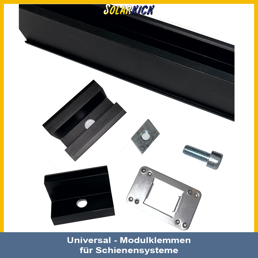 Endklemme Mm Schwarz Universal