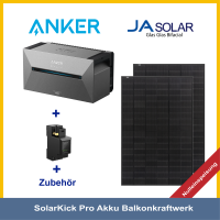 SolarKick Pro Akku Balkonkraftwerk 1600 - 800 zur...